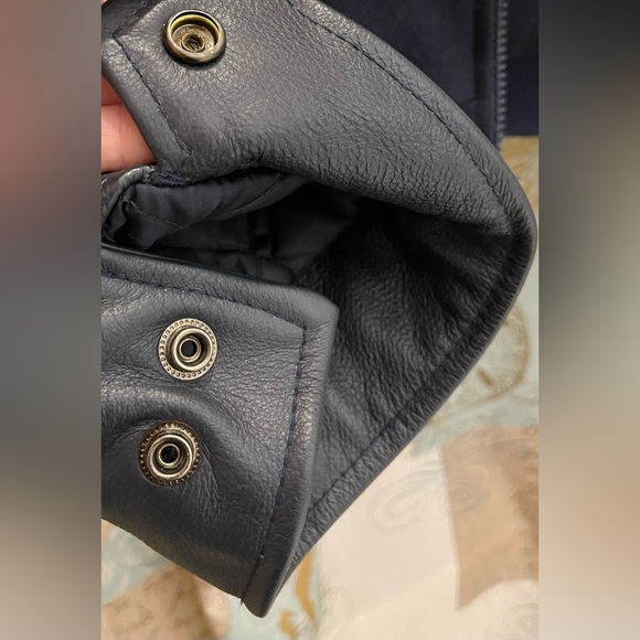 BSNF Railway Mens Varsity Leather Wool System Electrician Big Tall Jacket XXL - Picture 12 of 17